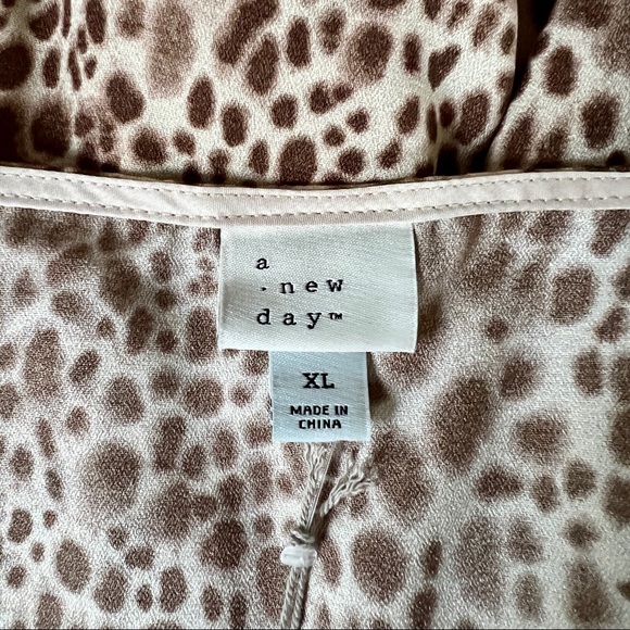 A NEW DAY Leopard Animal Print Camisole Tank Top - Picture 11 of 12